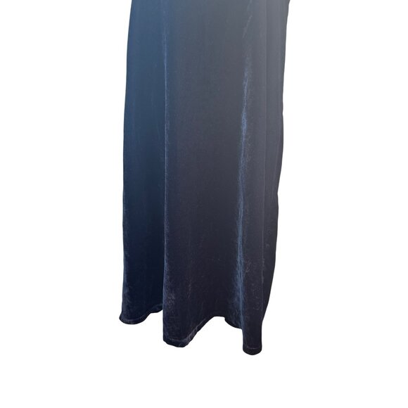 2/$30 Zara Basic Medium Collection Black Velvet Slip Dress - Picture 6 of 15